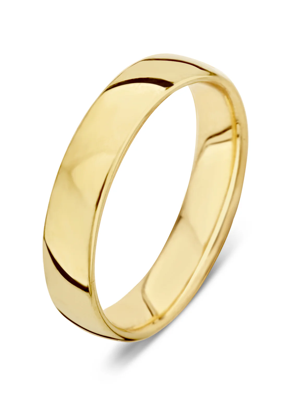 Geelgouden 14 kt trouwring, Wedding