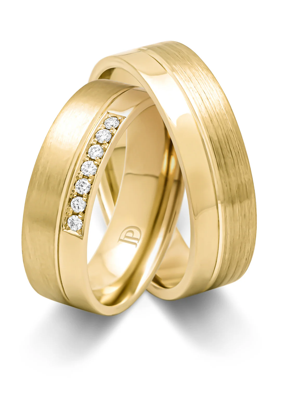 Geelgouden 18 kt trouwring, Wedding - Image 2