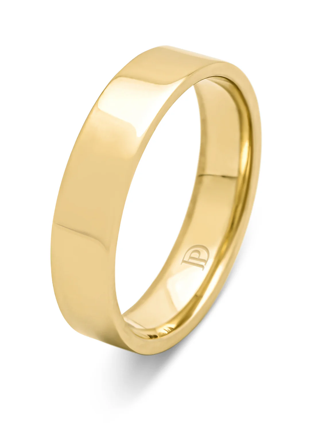 Geelgouden 18 kt trouwring, Wedding