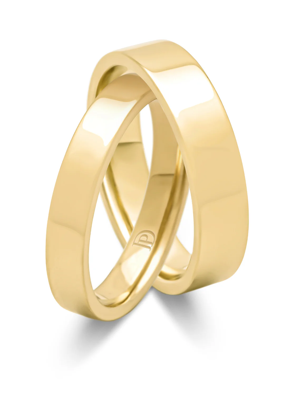 Geelgouden 18 kt trouwring, Wedding - Image 4