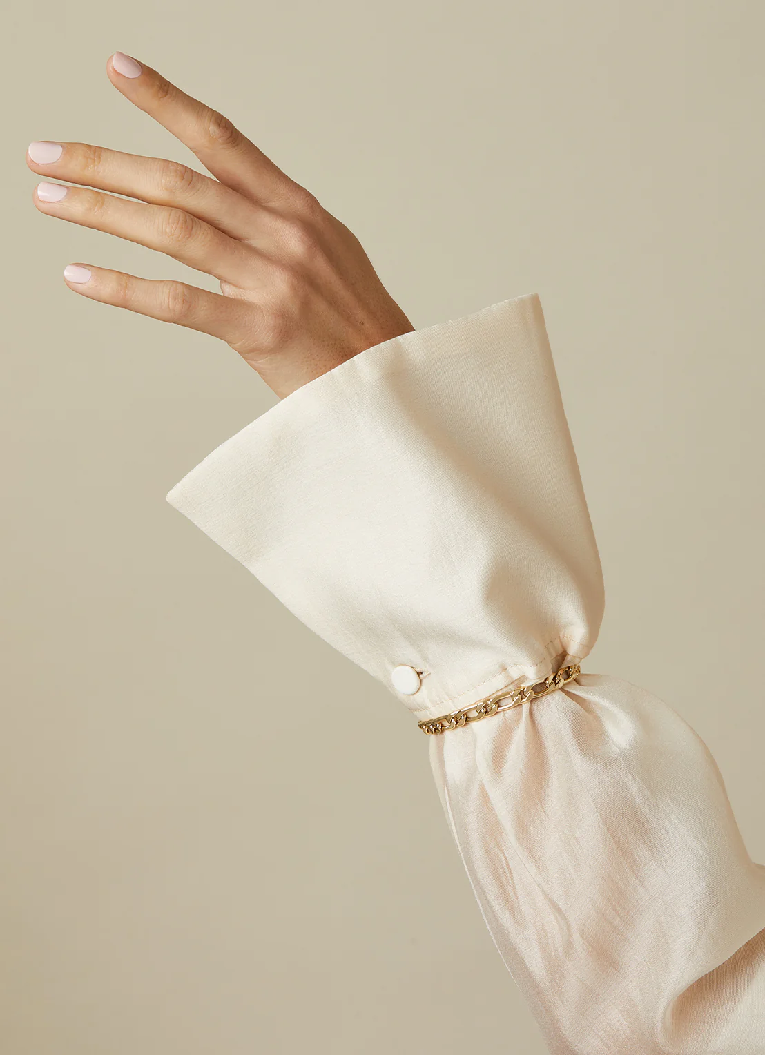 Geelgouden schakelarmband Timeless Treasures 20 cm - Image 3