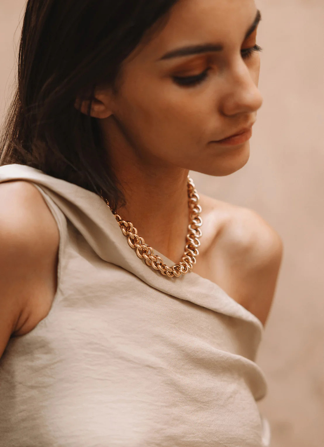 Geelgouden collier Timeless Treasures 45 cm - Image 3