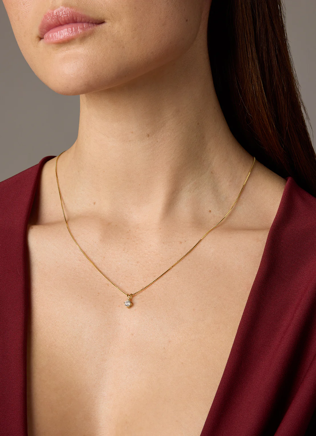 Geelgouden hanger, 0.29 ct diamant, Groeibriljant - Image 2