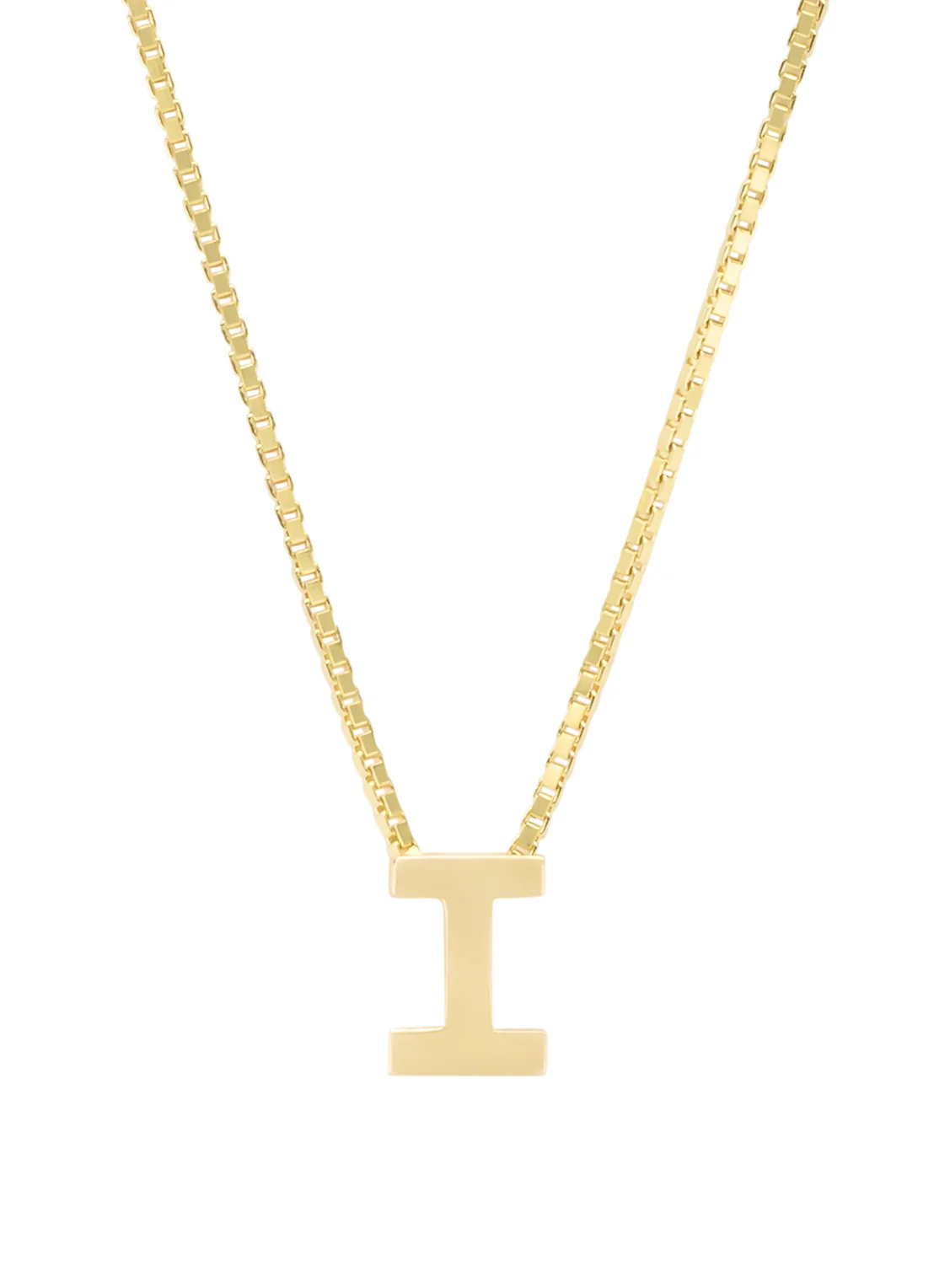 Geelgouden hanger I, Alphabet