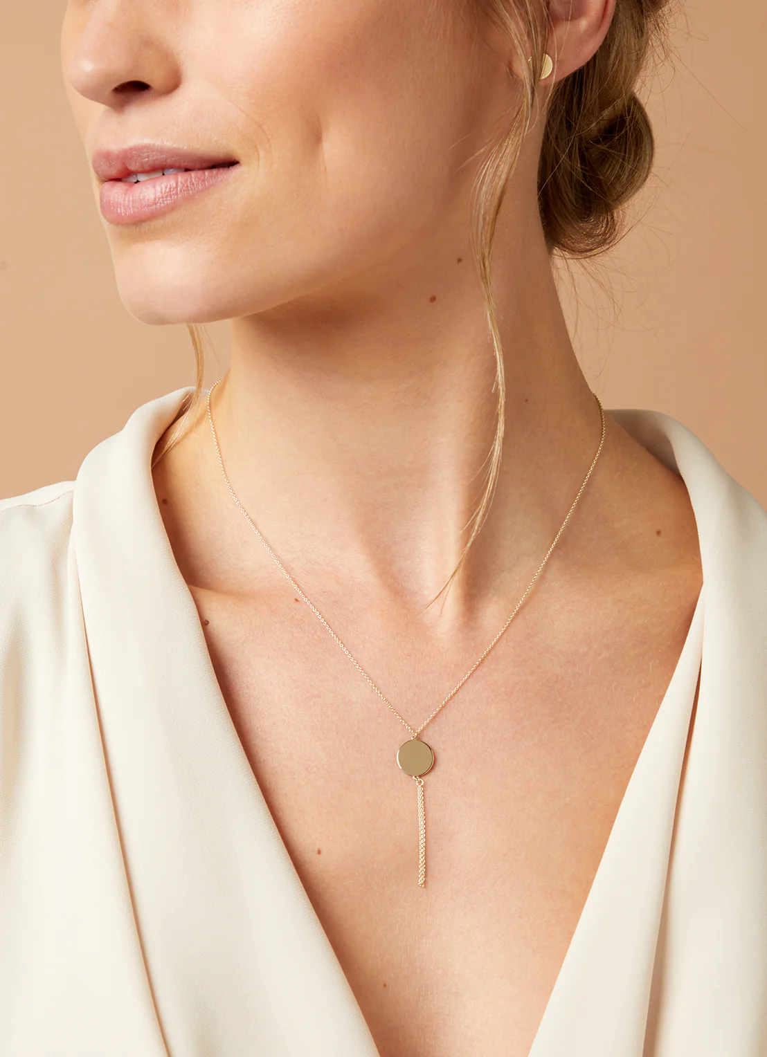 Geelgouden oorsieraden Marigold - Image 3