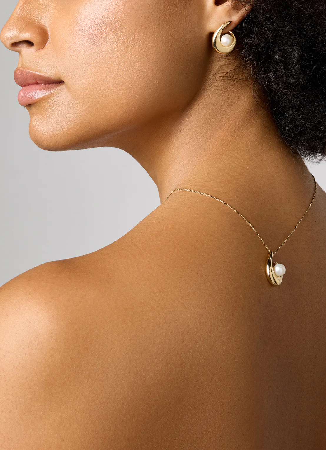 Geelgouden oorsieraden Rivièra - Image 2
