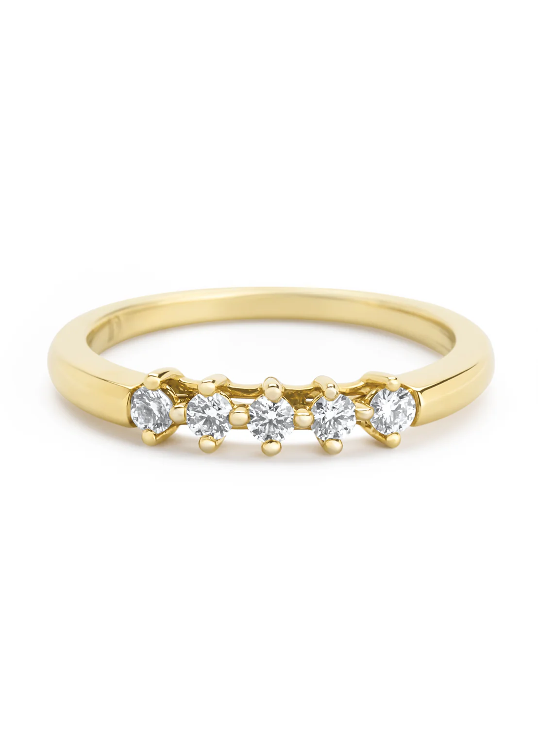 Geelgouden ring, 0.25 ct diamant, Hearts & Arrows - Image 3