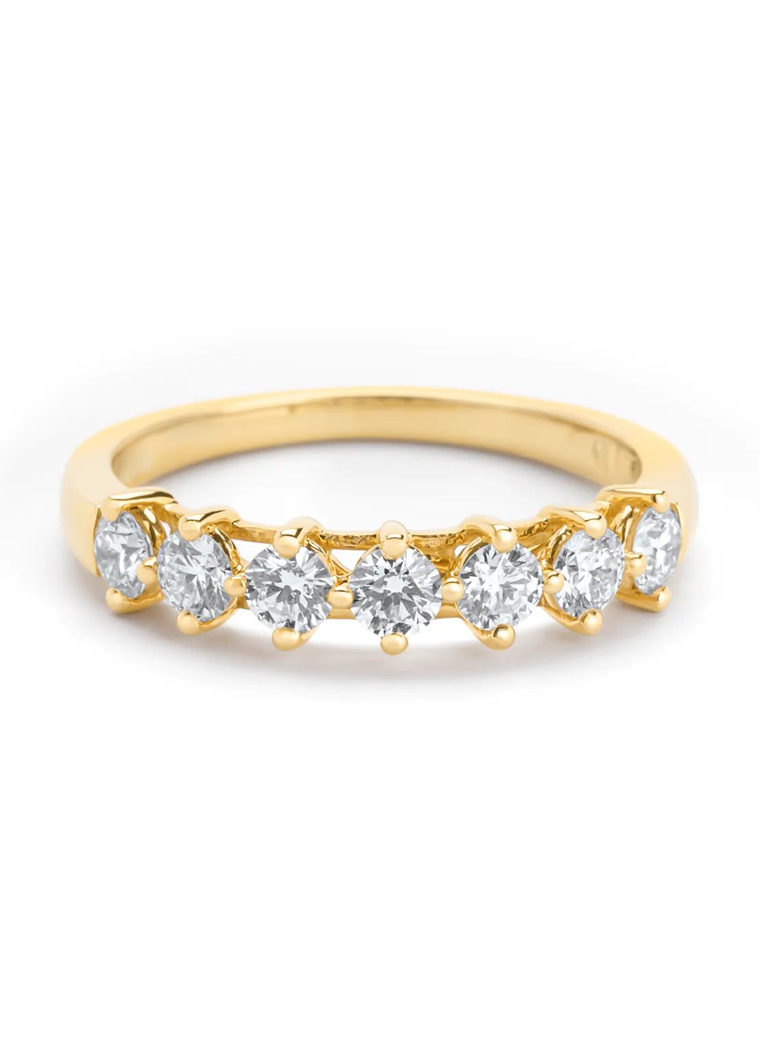 Geelgouden ring, 0.70 ct diamant, Hearts & Arrows - Image 4