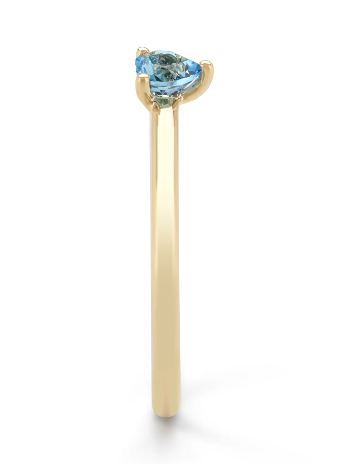 Geelgouden ring, 0.30 ct topaas, Joy - Image 5