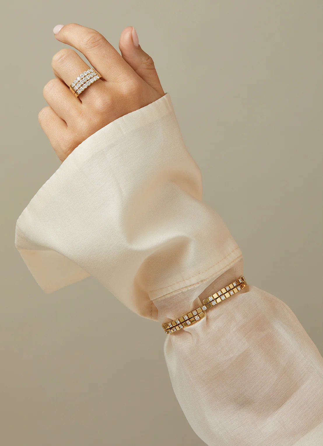 Geelgouden ring, 0.50 ct diamant, Wedding - Image 2