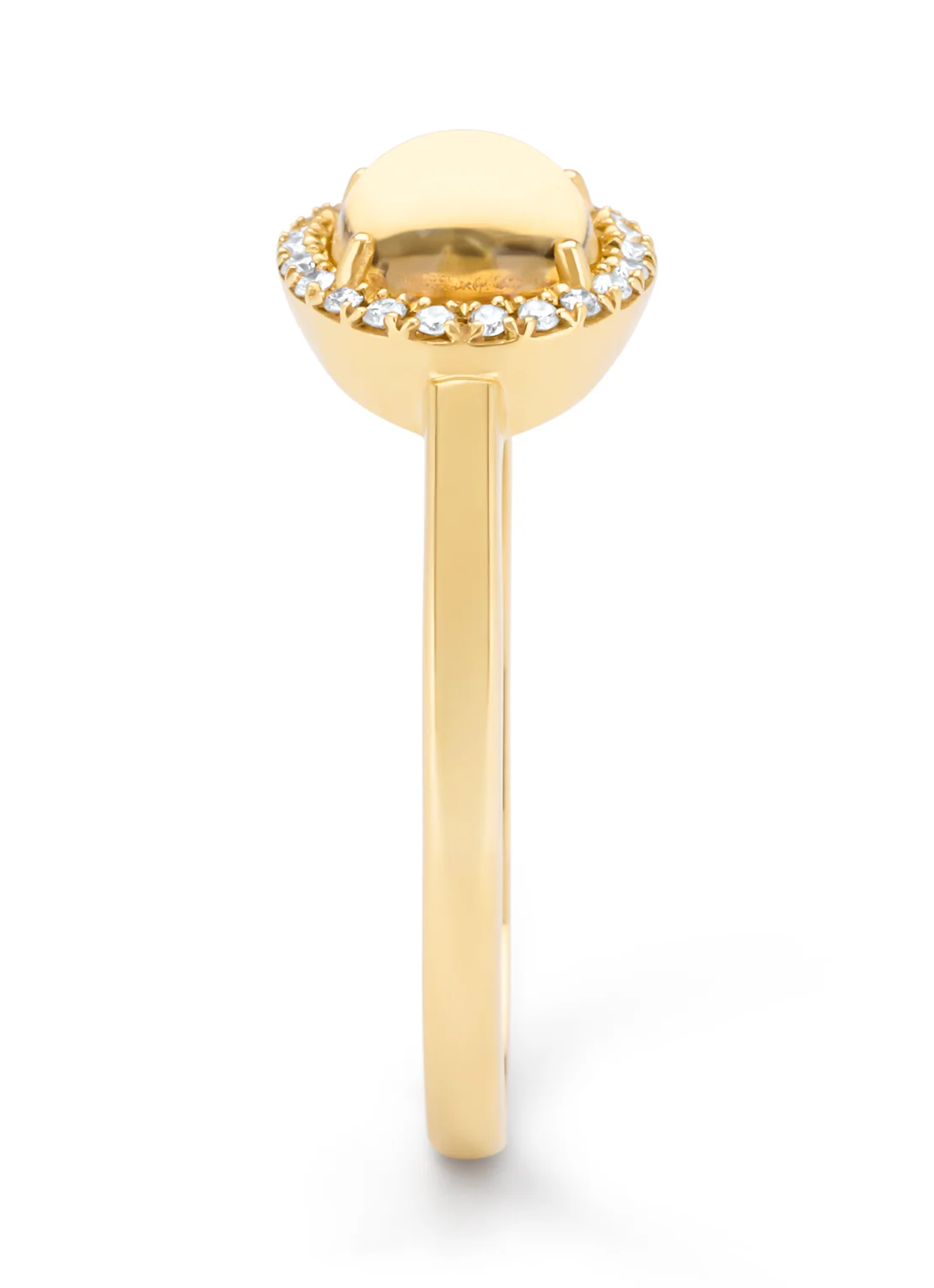 Geelgouden ring, 1.23 ct citrien, Little Drops - Image 4