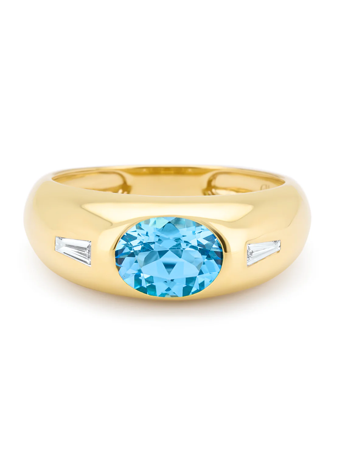 Geelgouden ring, 1.42 ct topaas, BOLD - Image 4