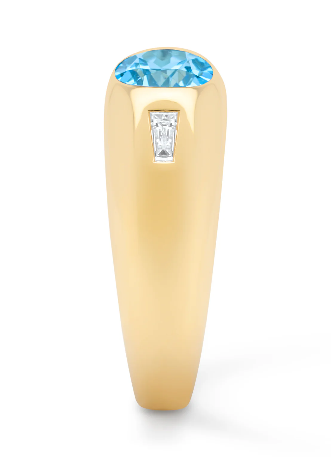 Geelgouden ring, 1.42 ct topaas, BOLD - Image 5