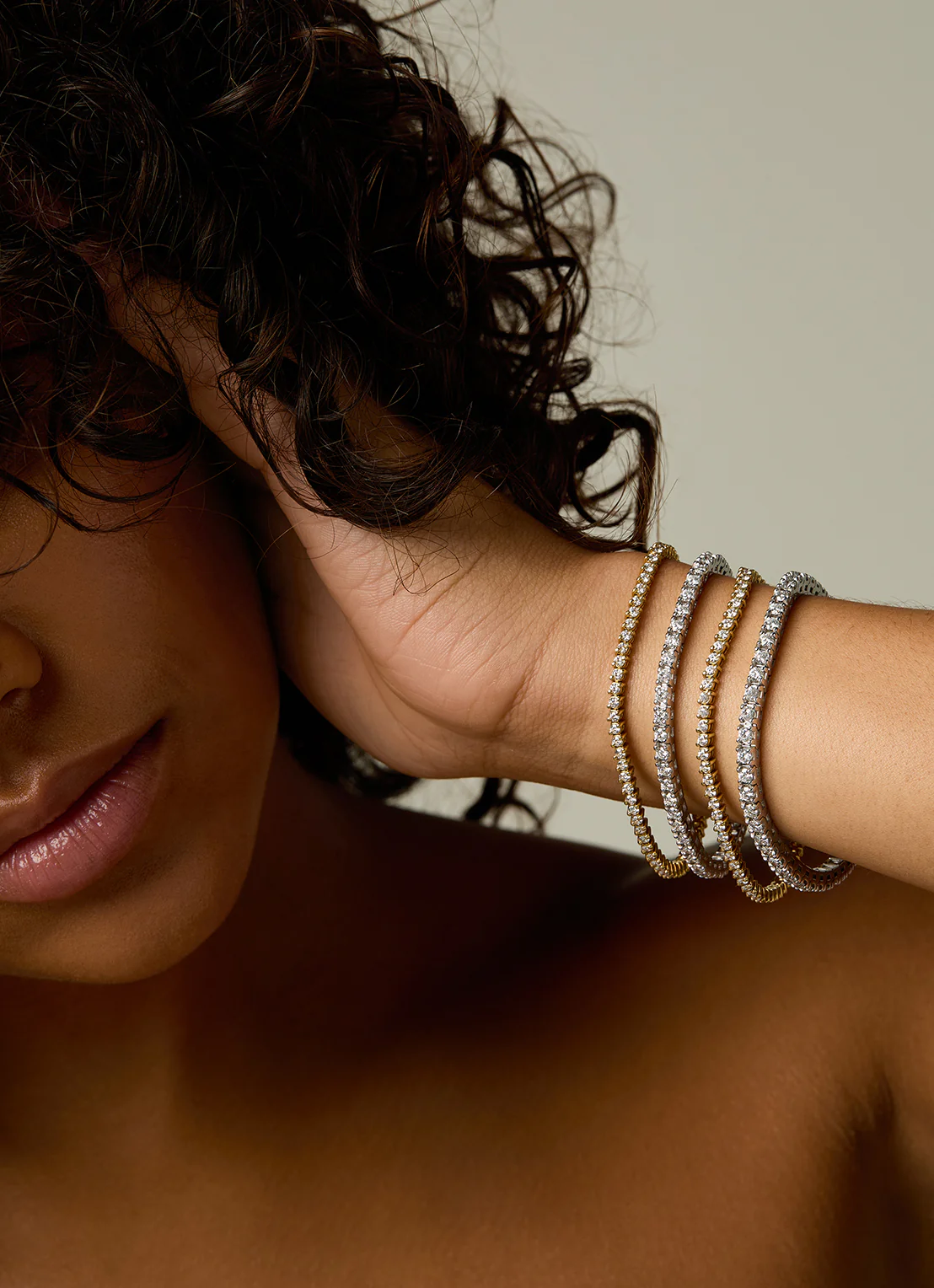 Tennisarmband, 3.00 ct diamant - Image 3