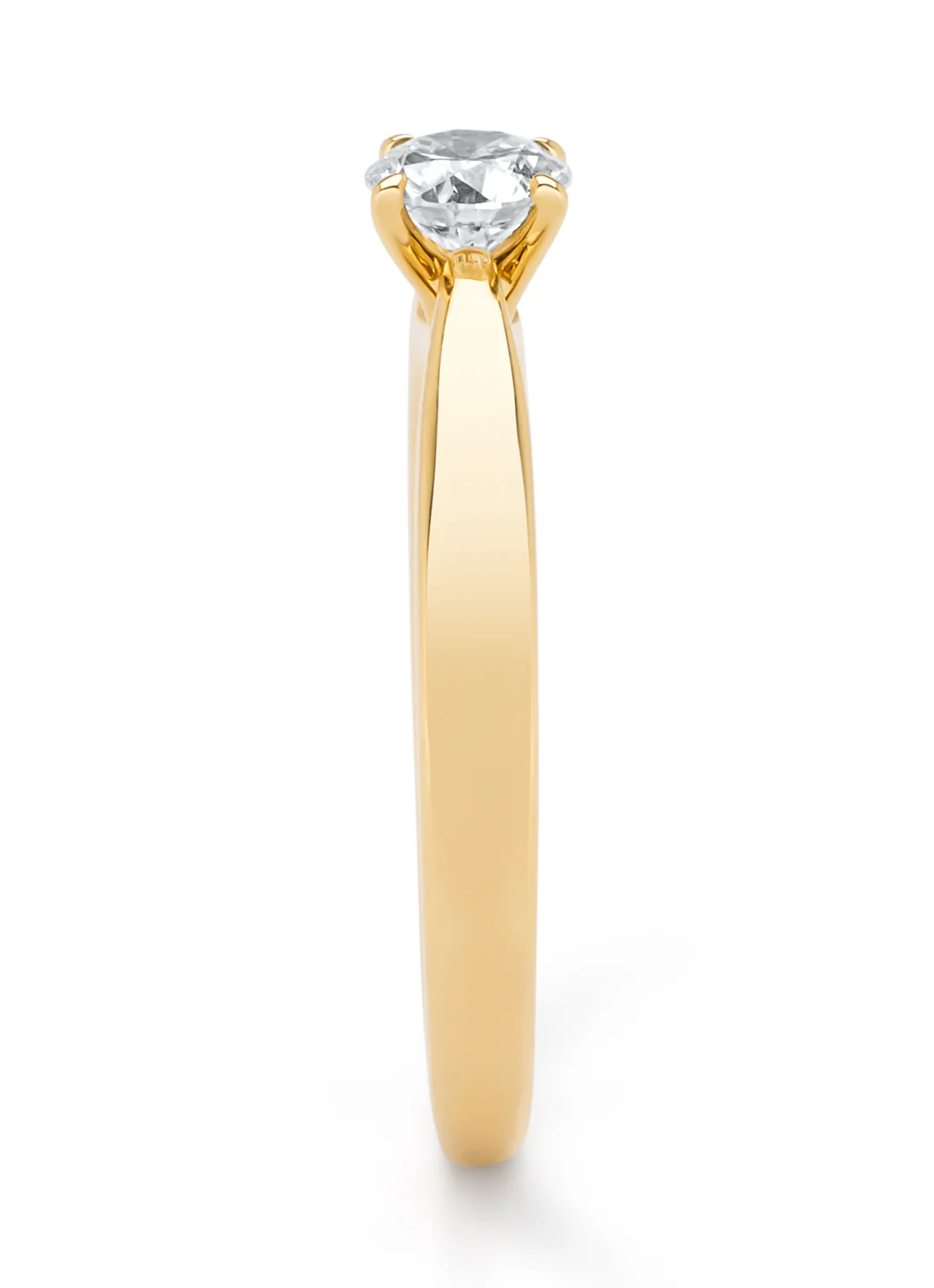 Geelgouden ring, 0.40 ct diamant, Perfect Match - Image 5