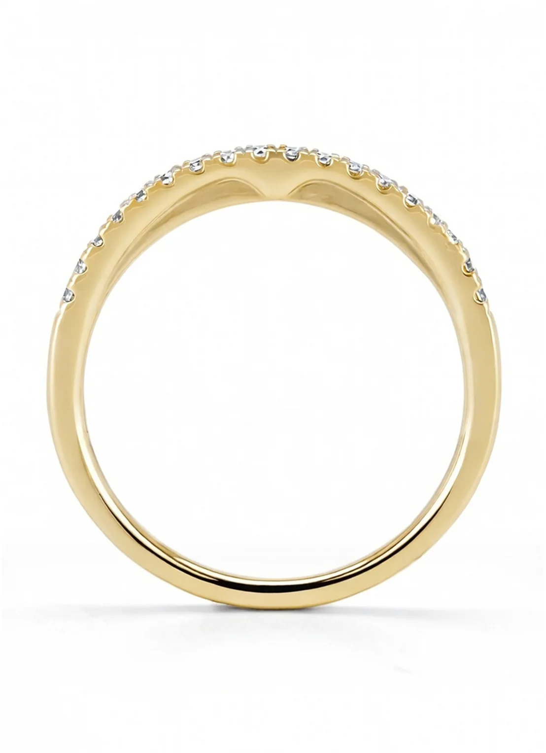 Geelgouden ring, 0.14 ct diamant, Perfect Match - Image 4