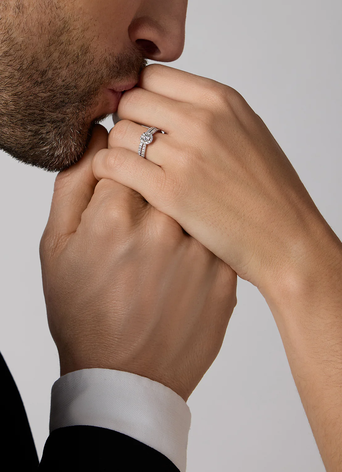 Witgouden ring, 0.50 ct diamant, Perfect Match - Image 3