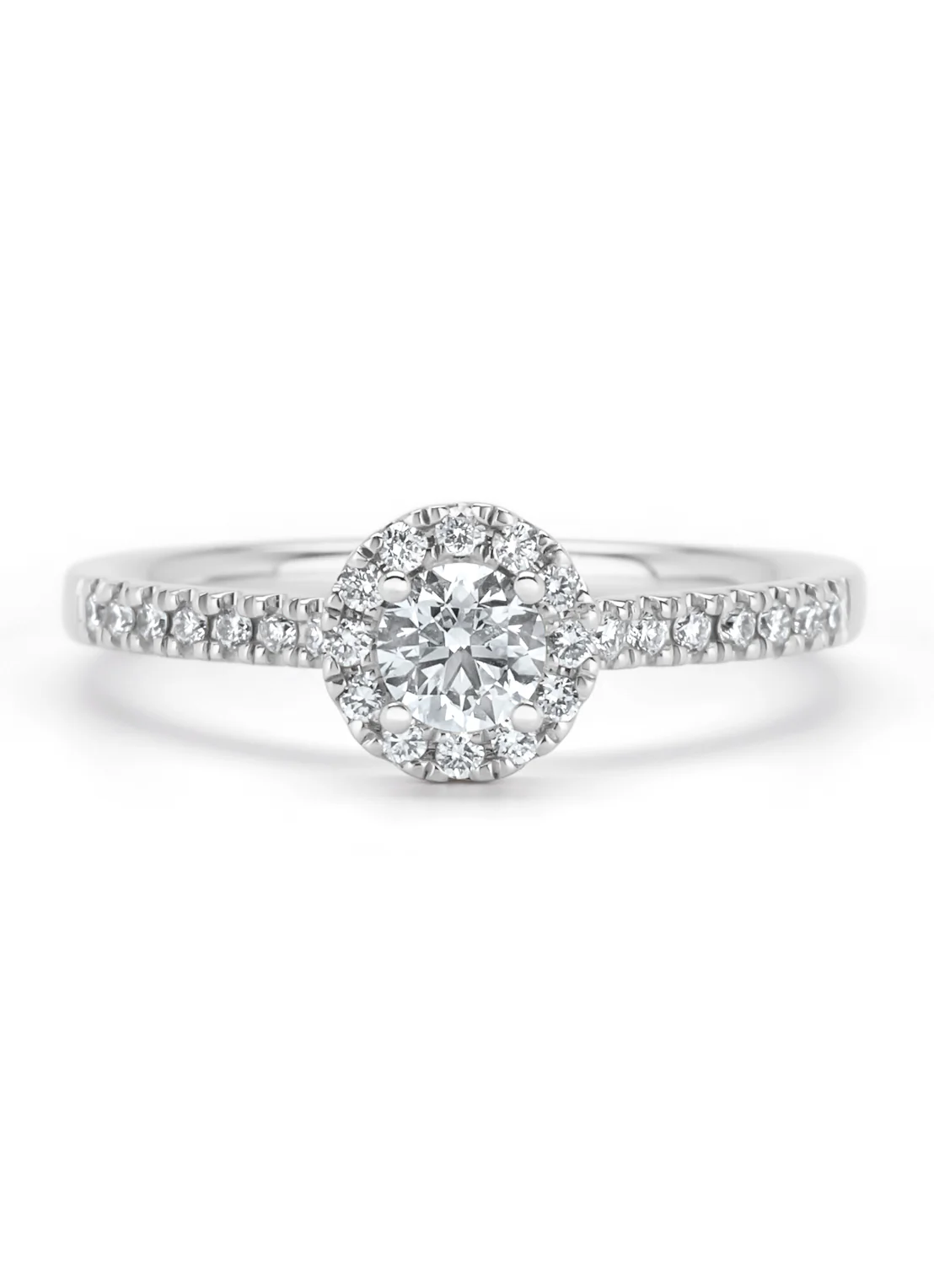 Witgouden ring, 0.50 ct diamant, Perfect Match - Image 4
