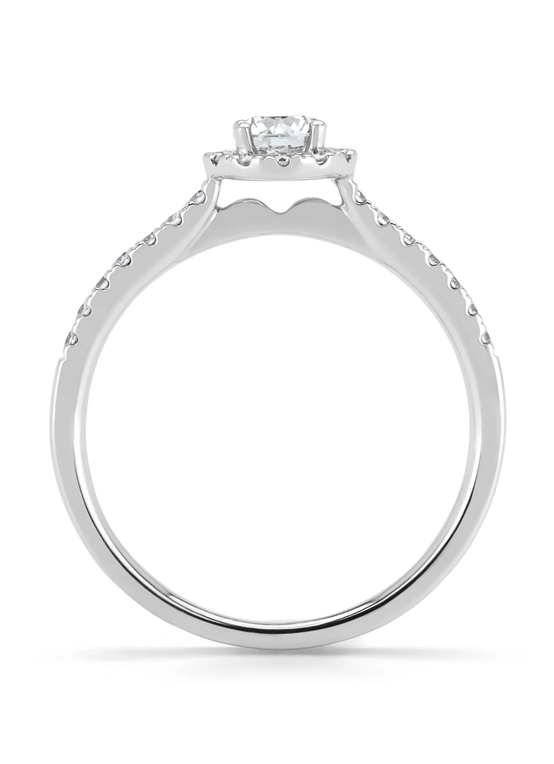 Witgouden ring, 0.50 ct diamant, Perfect Match - Image 6