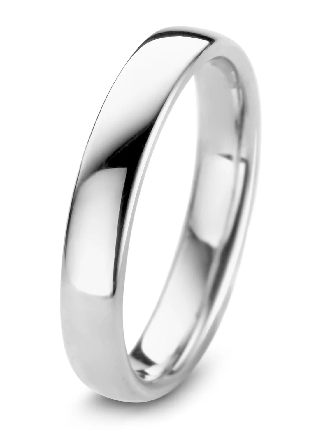 Witgouden 18 kt trouwring, Wedding