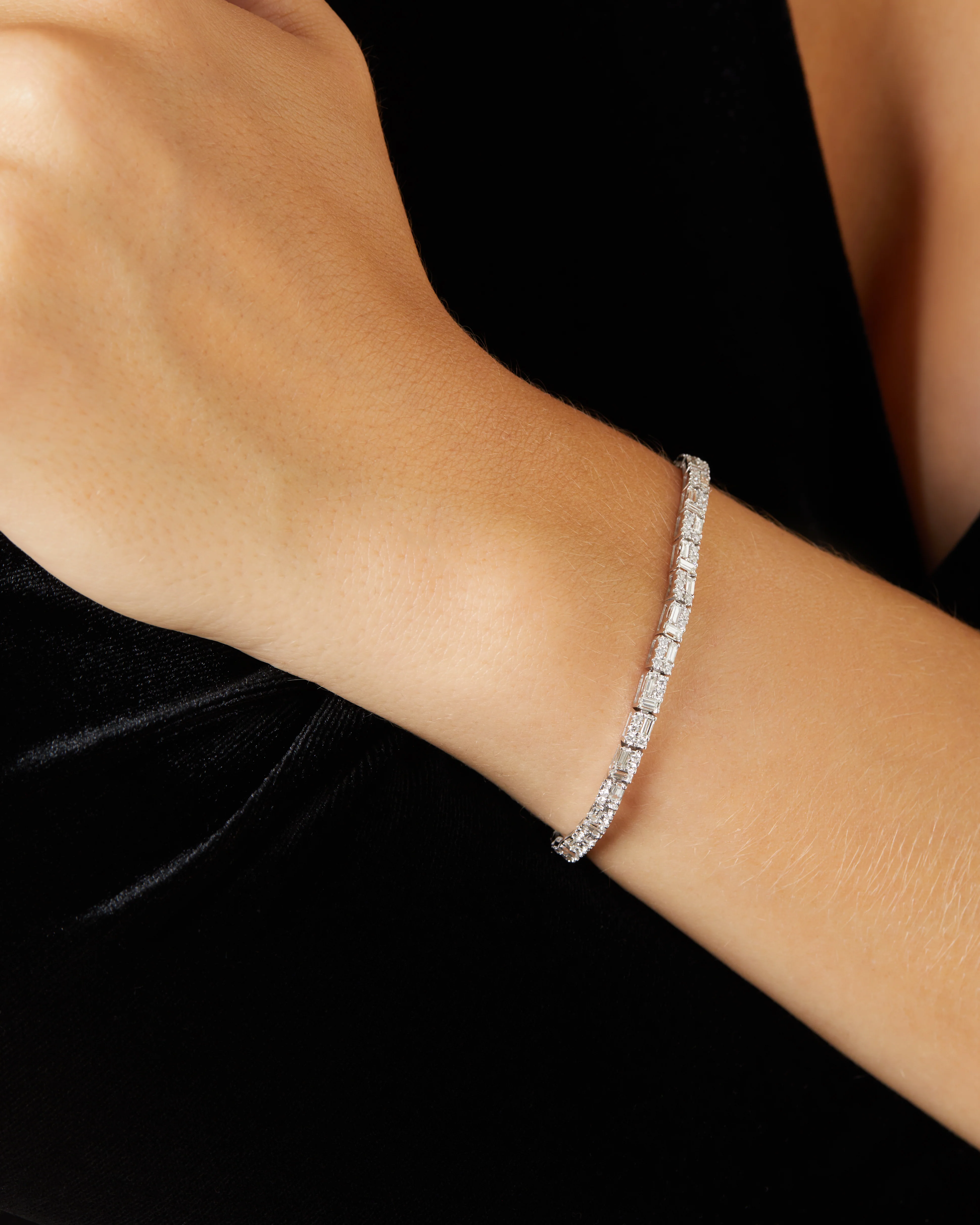 Witgouden armband, 2.90 ct diamant, Gallery - Image 4