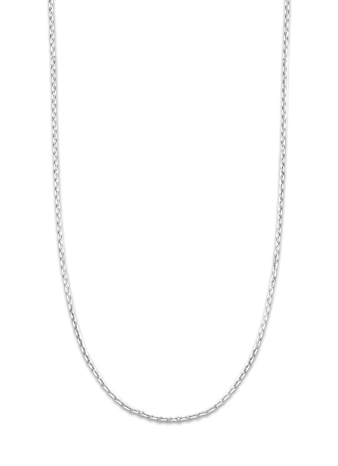 Witgouden anker lengtecollier Timeless Treasures 40cm
