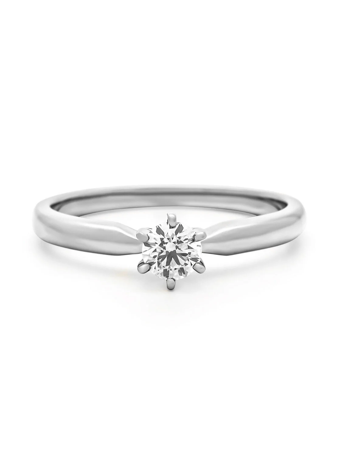 Witgouden ring, 0.25 ct diamant, Hearts & Arrows - Image 9