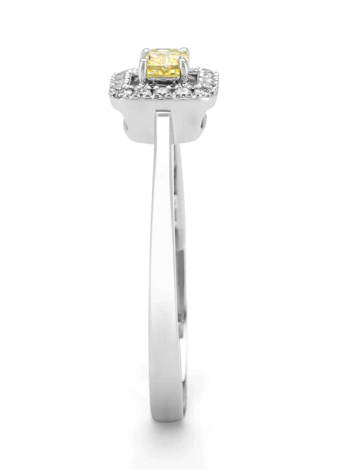 Witgouden ring, 0.30 ct diamant, Petite Romance - Image 4