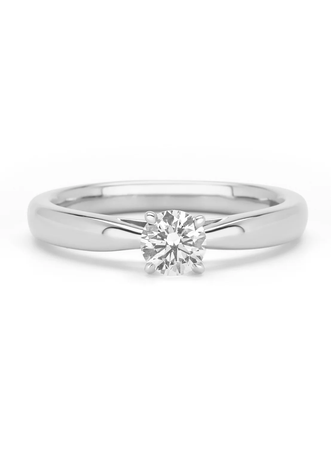 Witgouden ring, 0.40 ct diamant, Perfect Match - Image 6