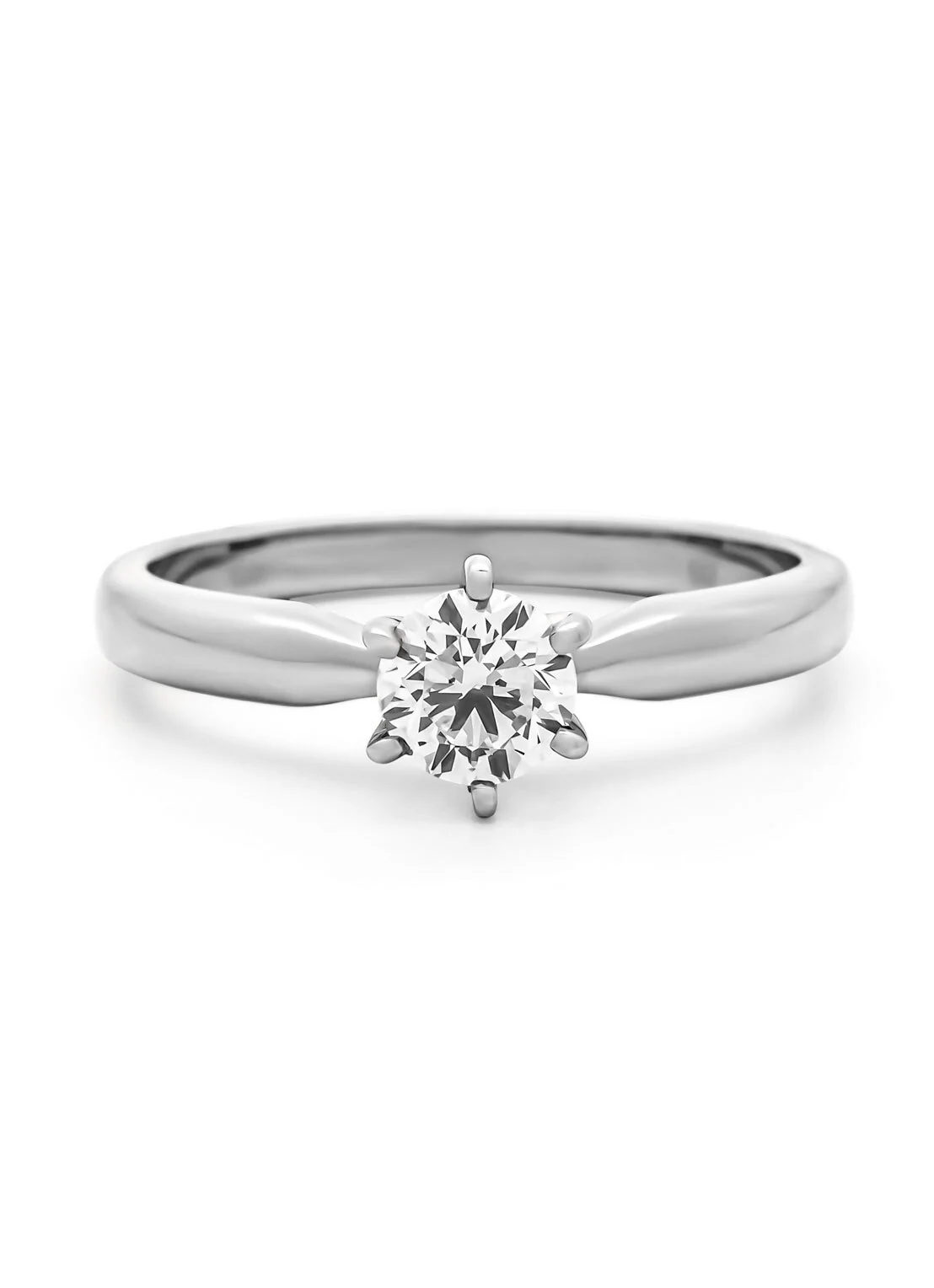 Witgouden ring, 0.50 ct diamant, Hearts & Arrows - Image 4