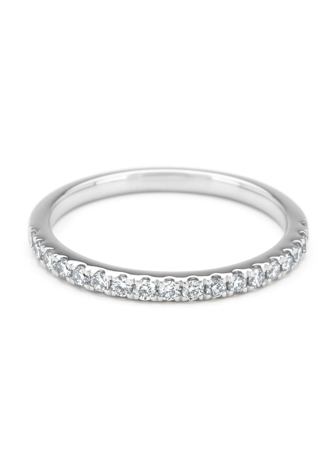 Witgouden ring, 0.27 ct diamant, Wedding - Image 3