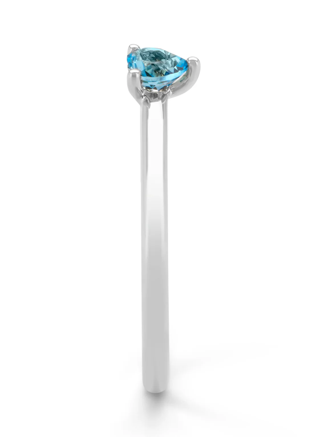 Witgouden ring, 0.30 ct topaas, Joy - Image 3