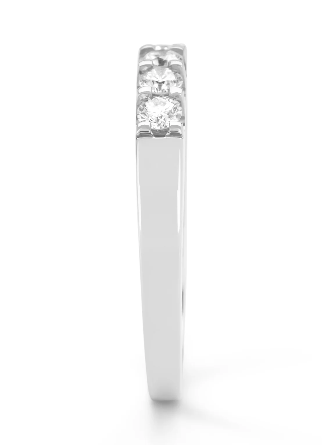 Witgouden ring, 0.35 ct diamant, Wedding - Image 3