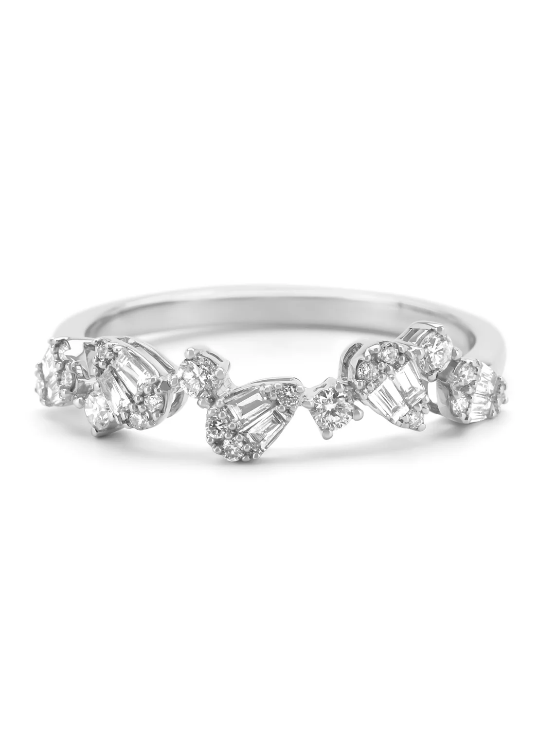 Witgouden ring, 0.37 ct diamant, Petite Romance - Image 4