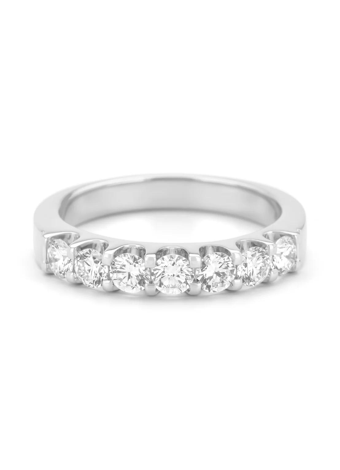 Witgouden ring, 0.77 ct diamant, Wedding - Image 2