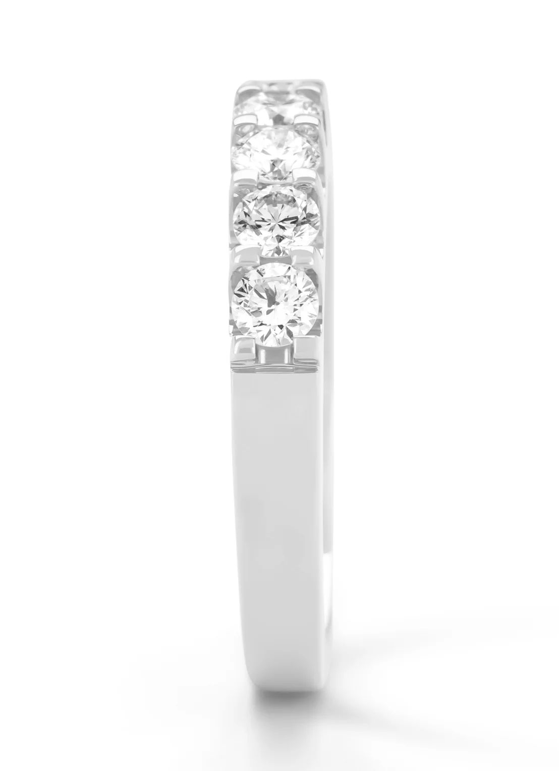 Witgouden ring, 0.77 ct diamant, Wedding - Image 3