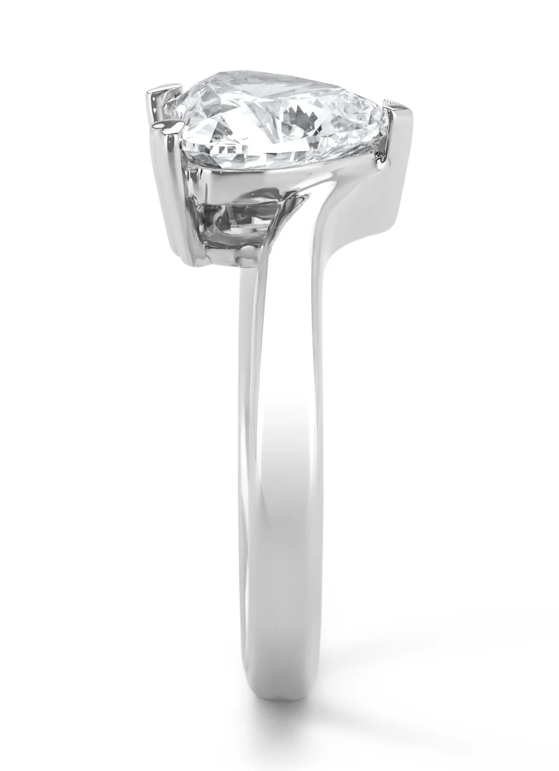 Witgouden ring, 2.15 ct diamant, Solitair - Image 4