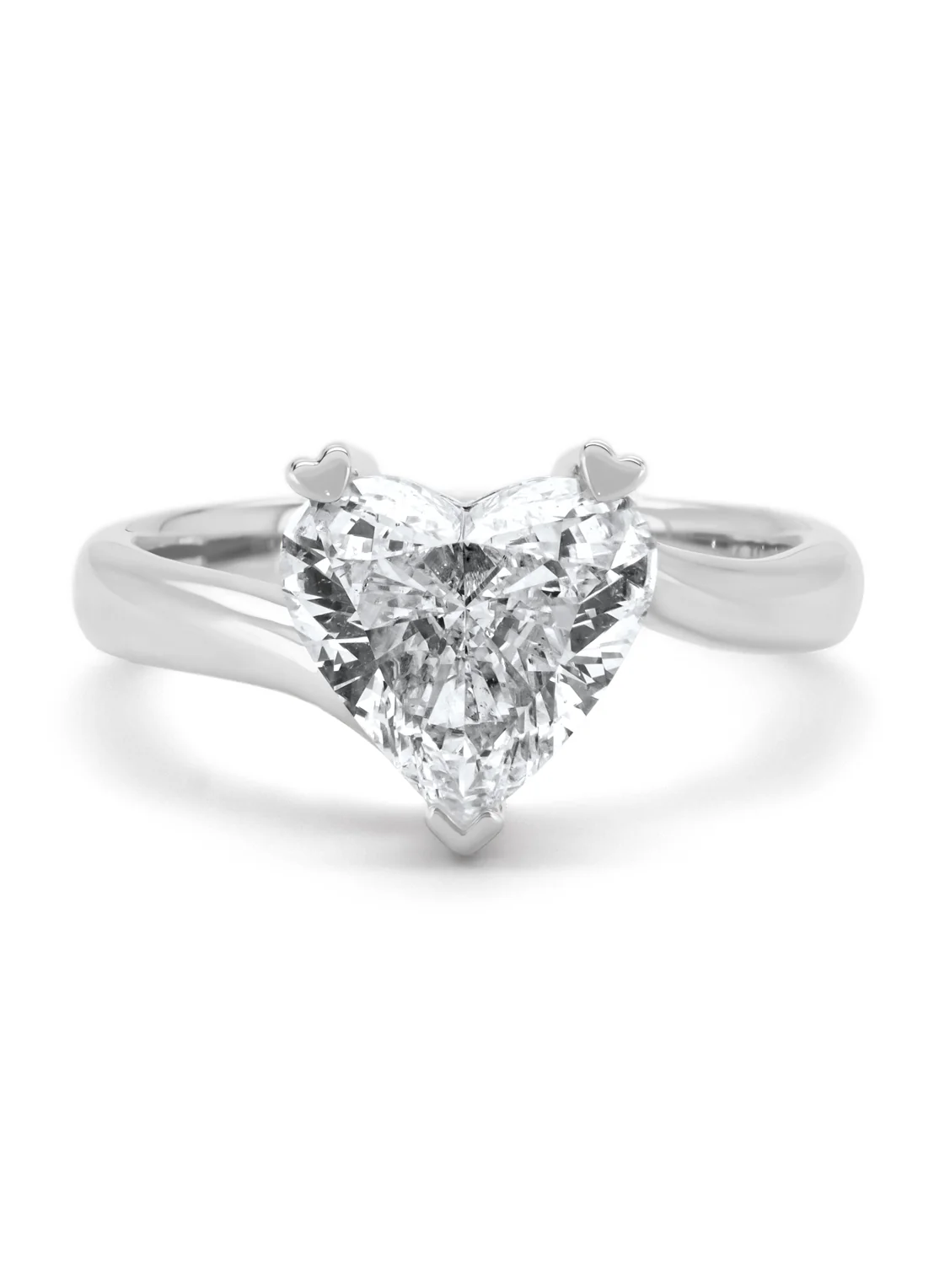 Witgouden ring, 2.15 ct diamant, Solitair - Image 5
