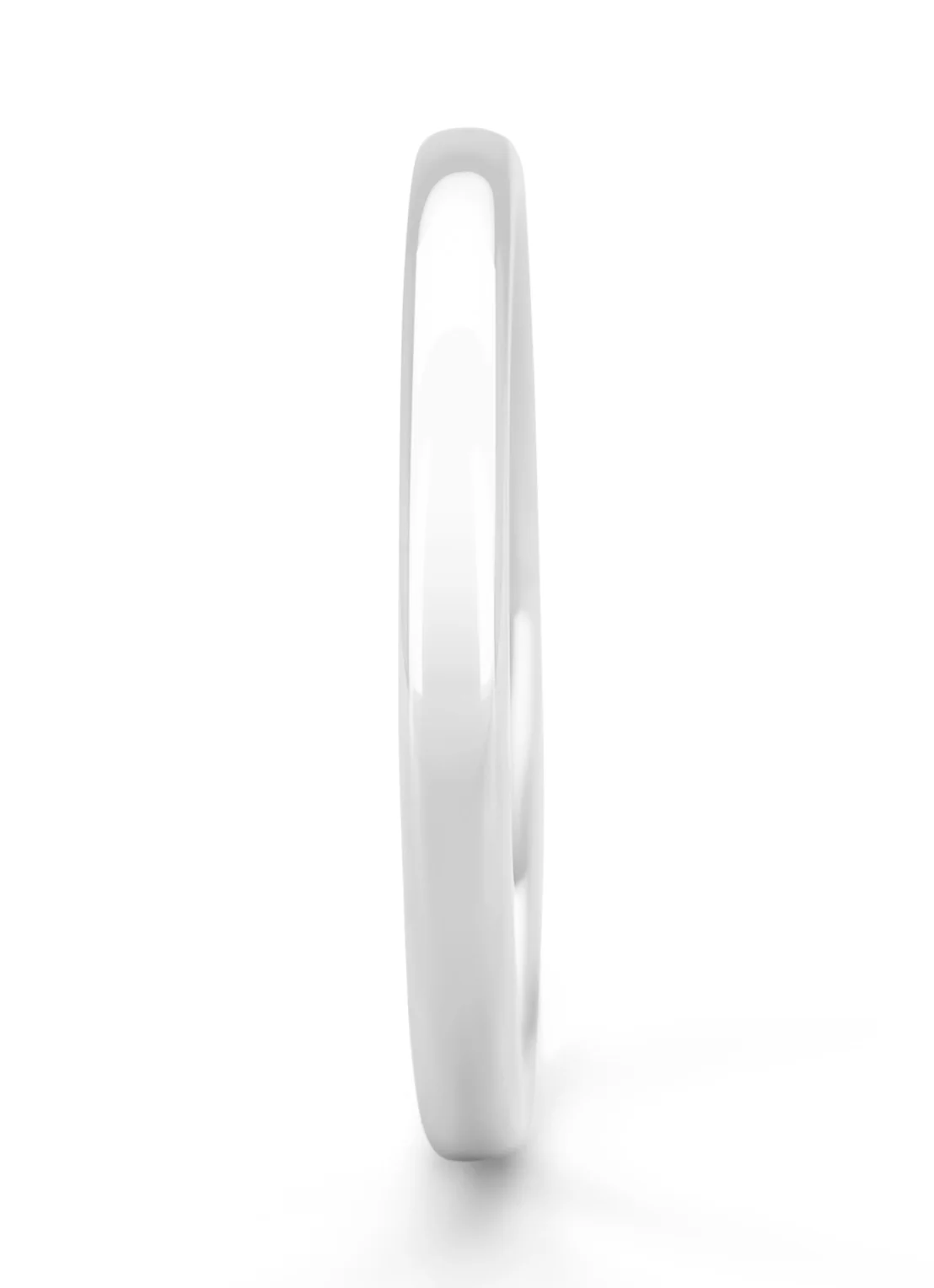 Witgouden 14k trouwring, Wedding - Image 2